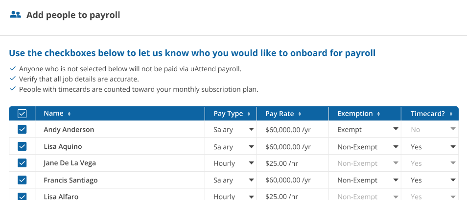 uAttend - Portal - Payroll - Add People to Payroll.png