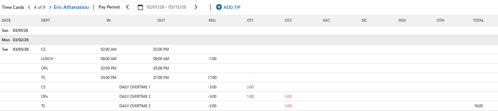 uAttend - Portal - Time Cards - Daily Overtime and Department Transfers.png