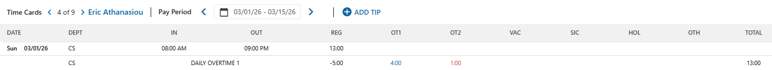 uAttend - Portal - Time Cards - Daily Overtime Example.png