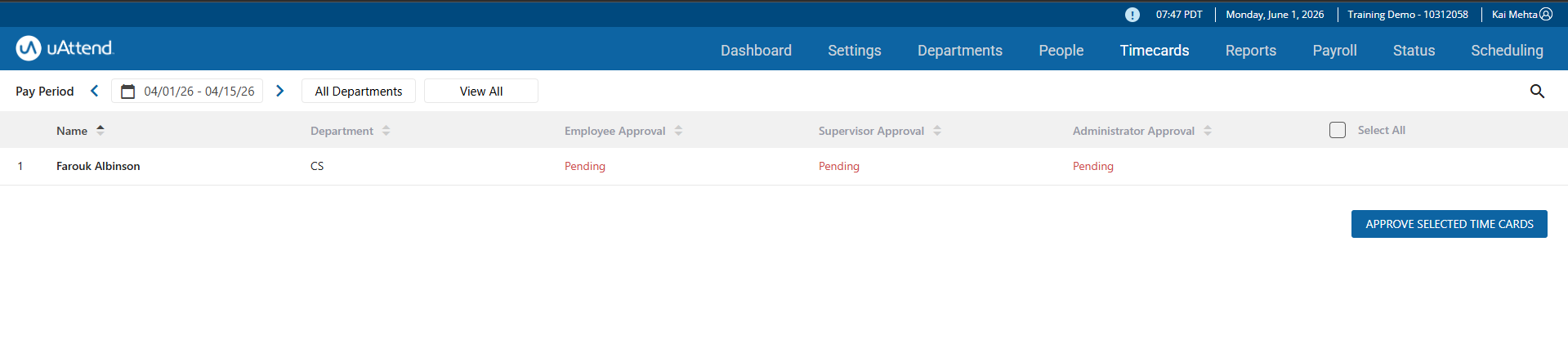 uAttend - Timecards - Timecard Approvals - Pending Approval Filtered.png