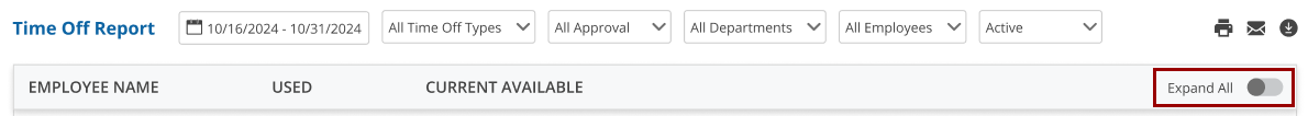 uAttend - Portal - Time Off Report - Expand All Toggle in Red Box.png